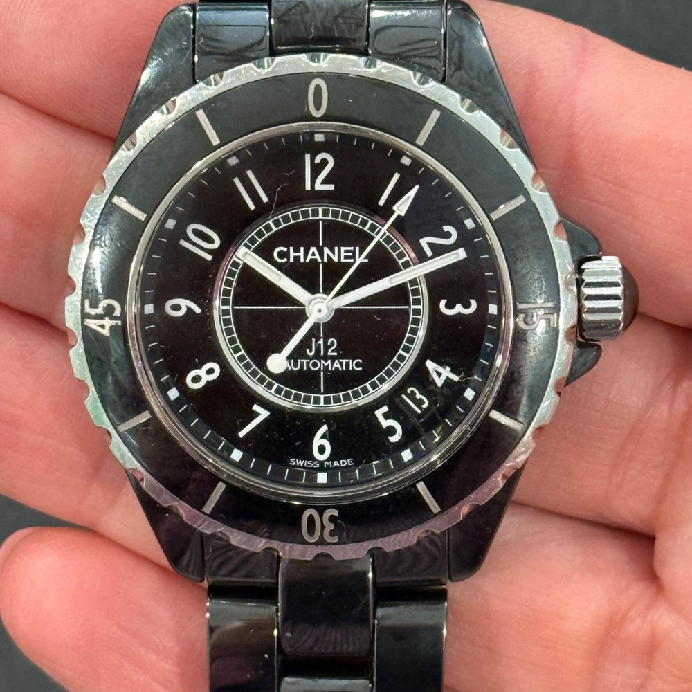 CHANEL J12 Black Ceramic Automatic Watch
